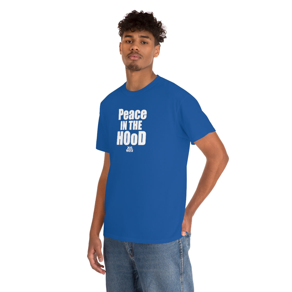“Peace In The HOoD” Heavy Cotton Tee
