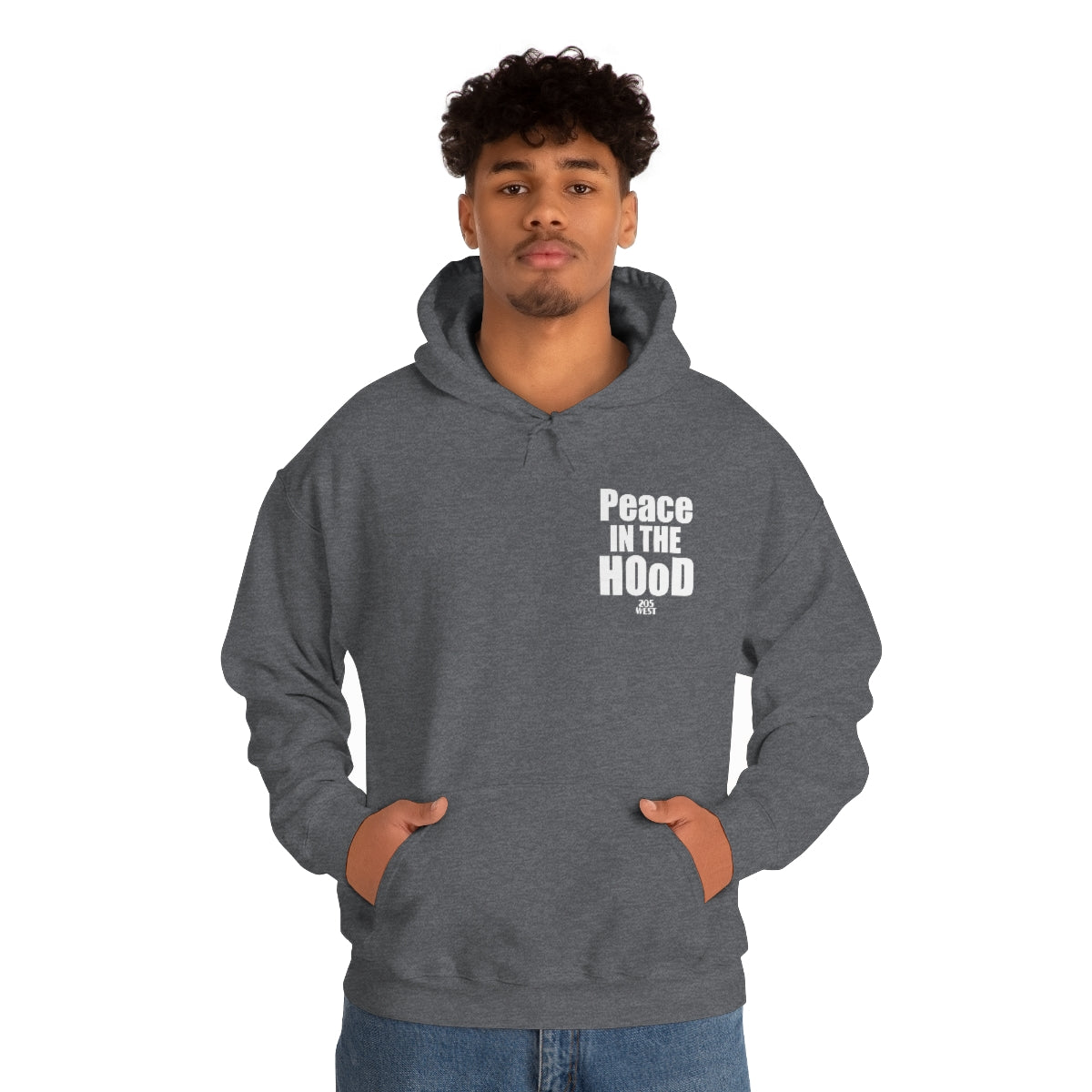 “Peace In The HOoD”  Heavy Blend™ Hooded Sweatshirt