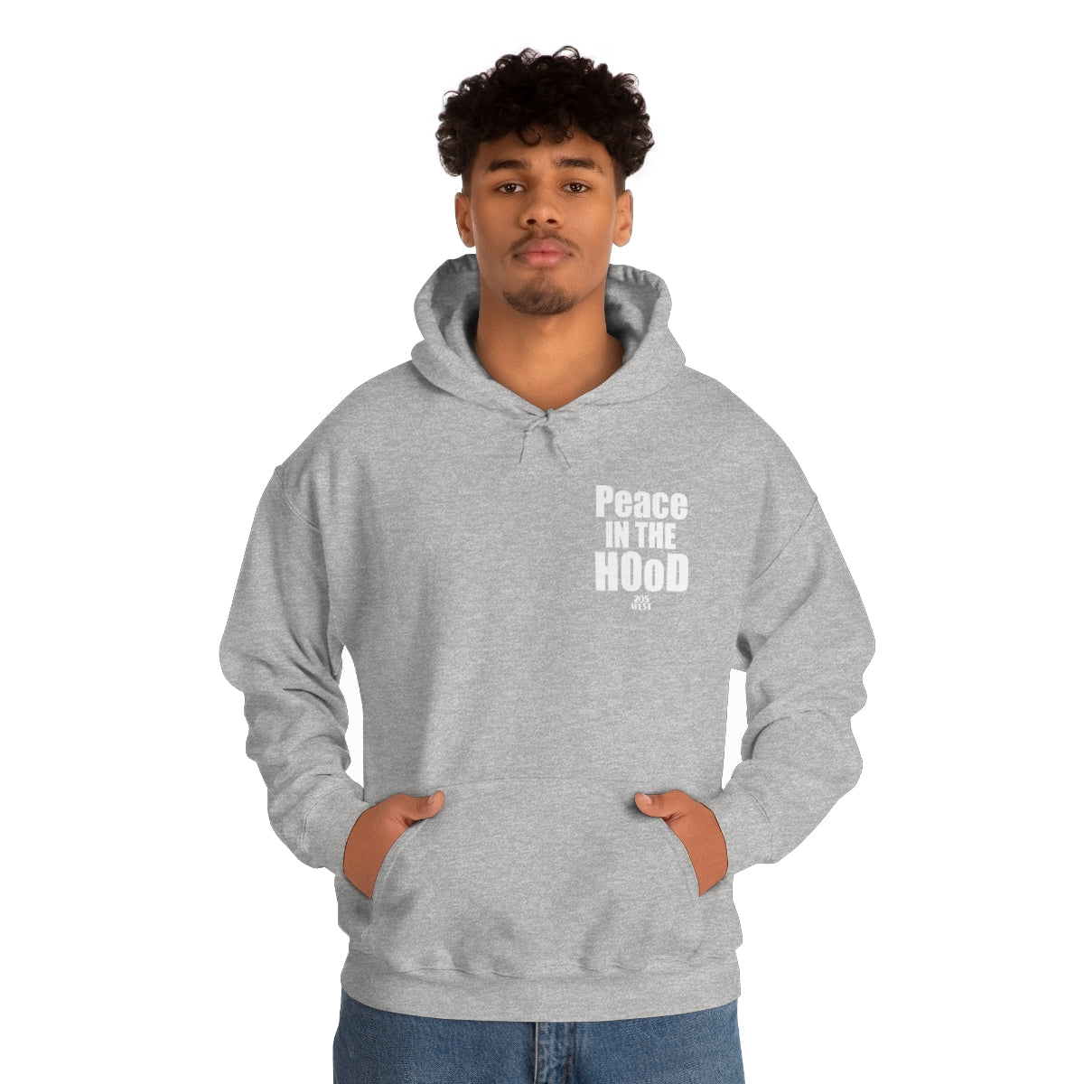 “Peace In The HOoD”  Heavy Blend™ Hooded Sweatshirt