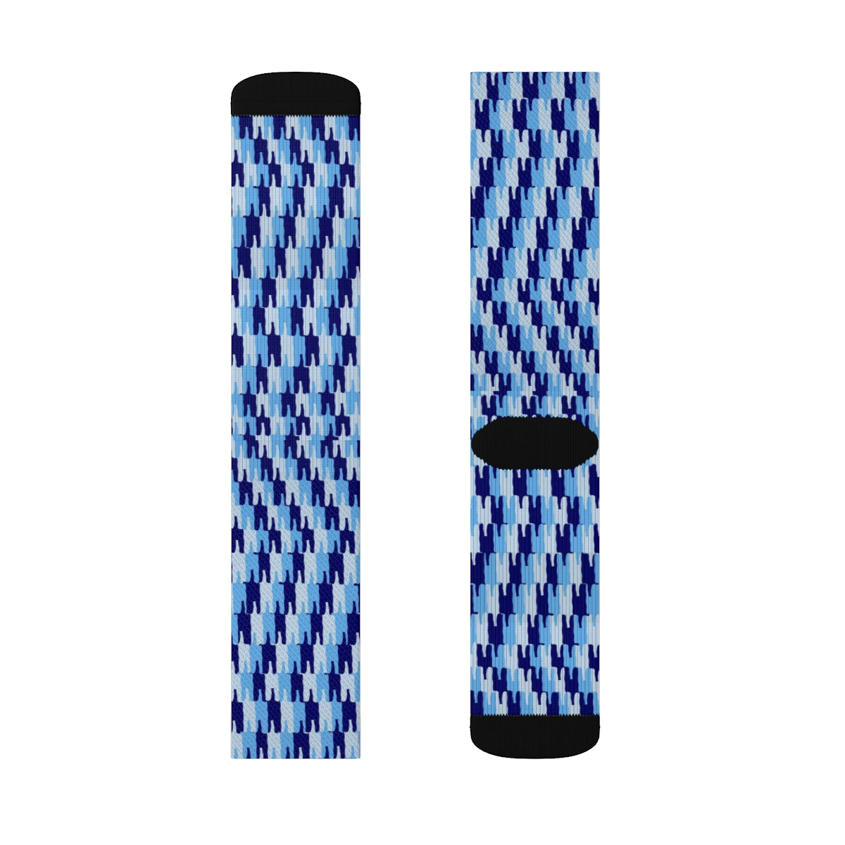 “ Cactus “ Multicolor blue Sublimation Socks