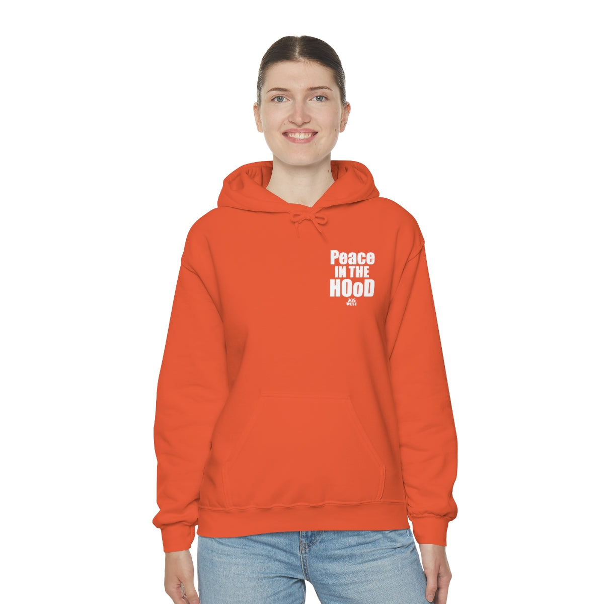 “Peace In The HOoD”  Heavy Blend™ Hooded Sweatshirt