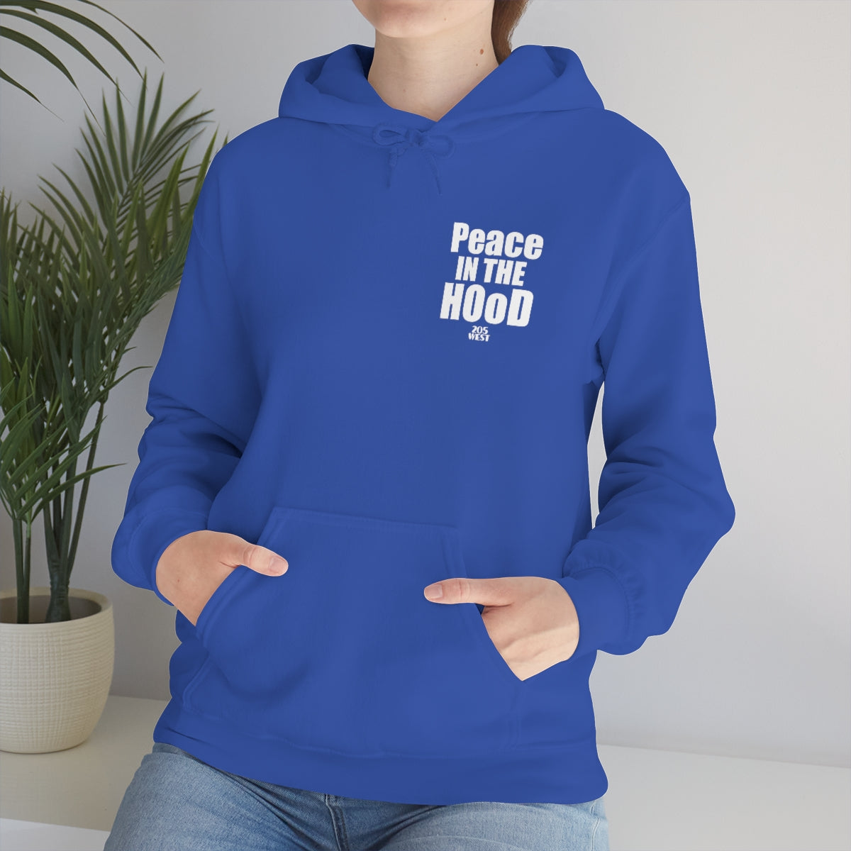“Peace In The HOoD”  Heavy Blend™ Hooded Sweatshirt