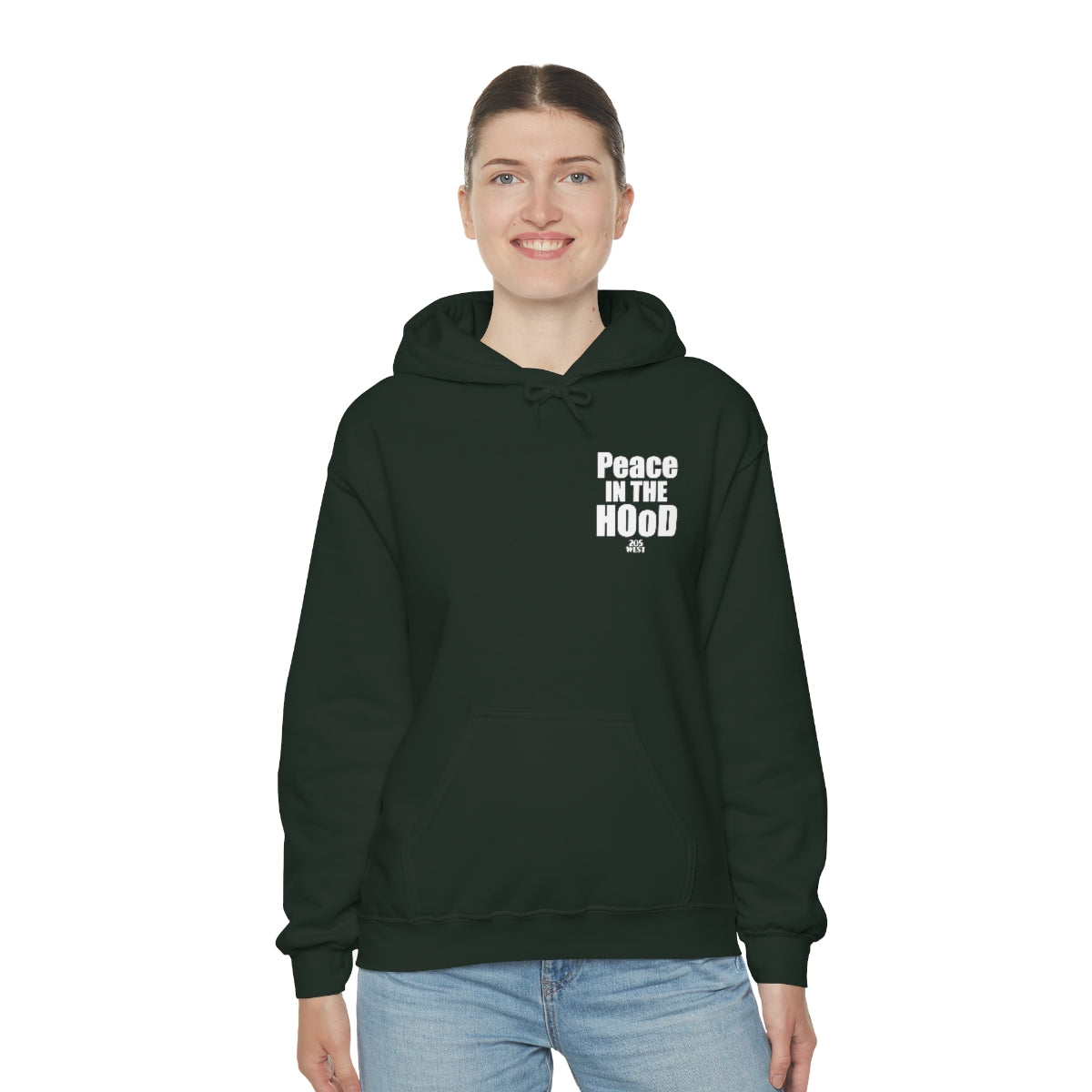 “Peace In The HOoD”  Heavy Blend™ Hooded Sweatshirt