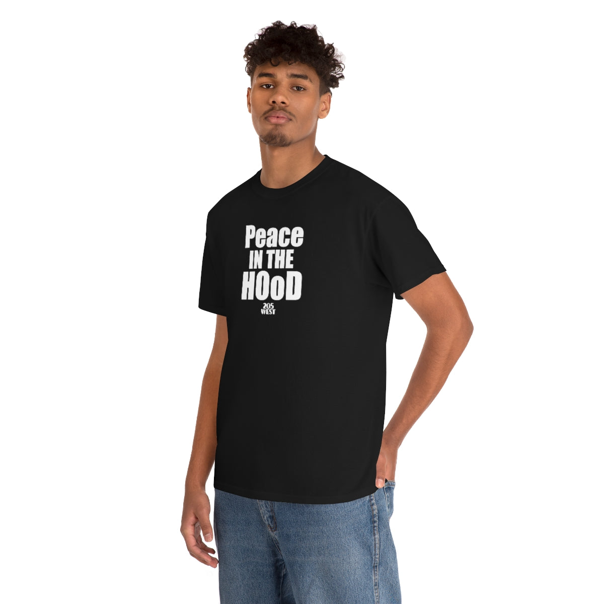 “Peace In The HOoD” Heavy Cotton Tee