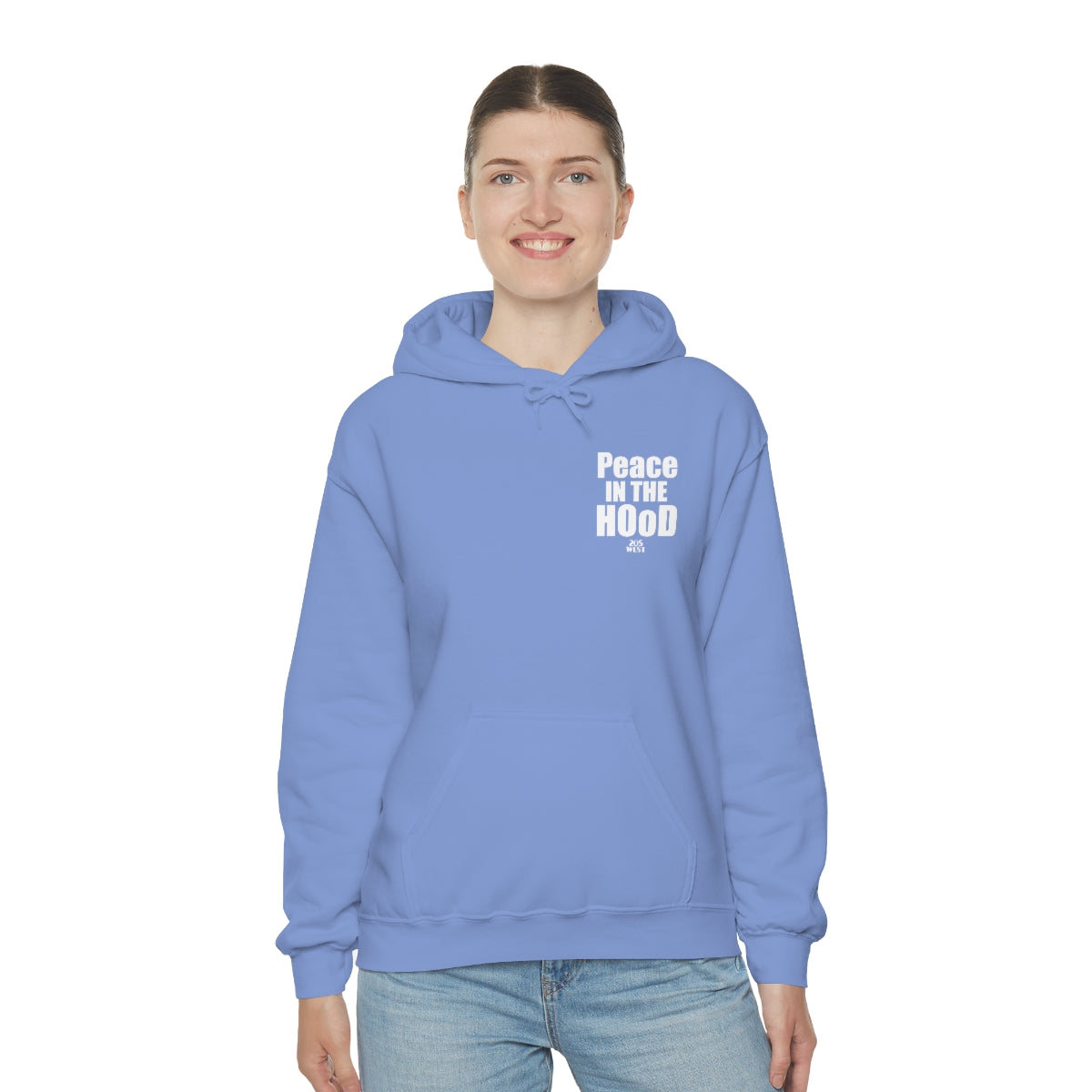 “Peace In The HOoD”  Heavy Blend™ Hooded Sweatshirt
