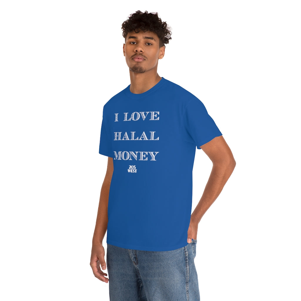 “I LOVE HALAL MONEY” Heavy Cotton Tee