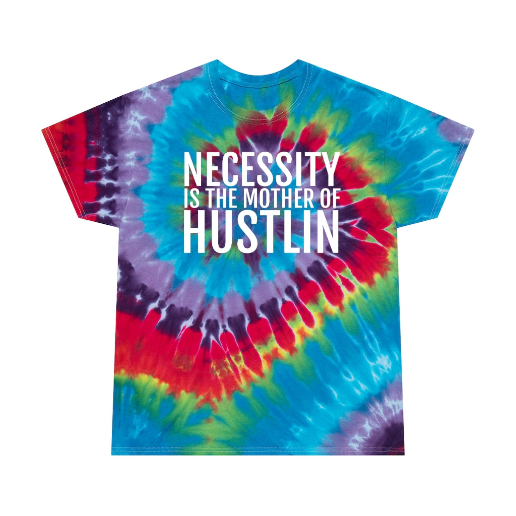 “NECESSITY IS TYE MOTHER OF”Tie-Dye Tee, Spiral