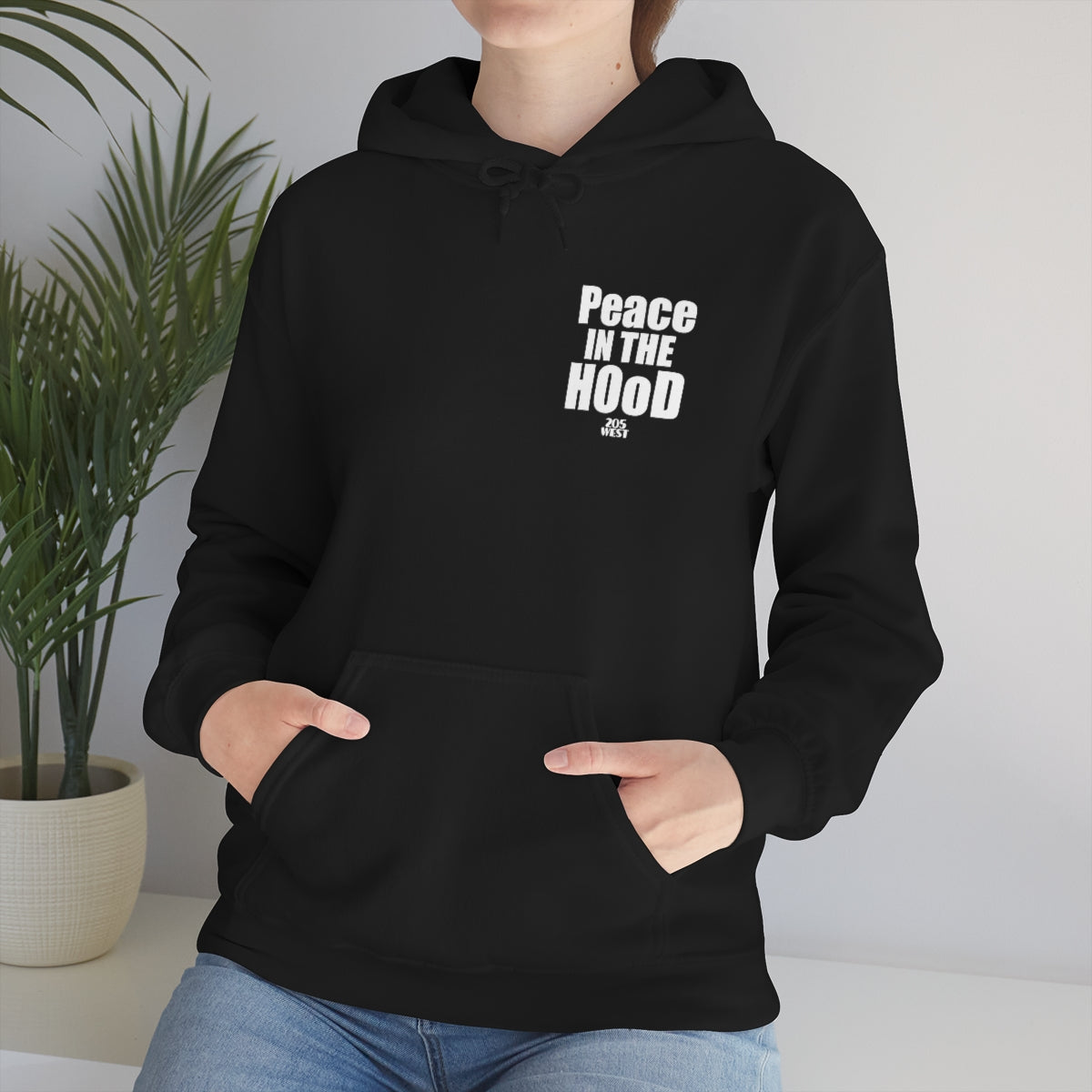 “Peace In The HOoD”  Heavy Blend™ Hooded Sweatshirt