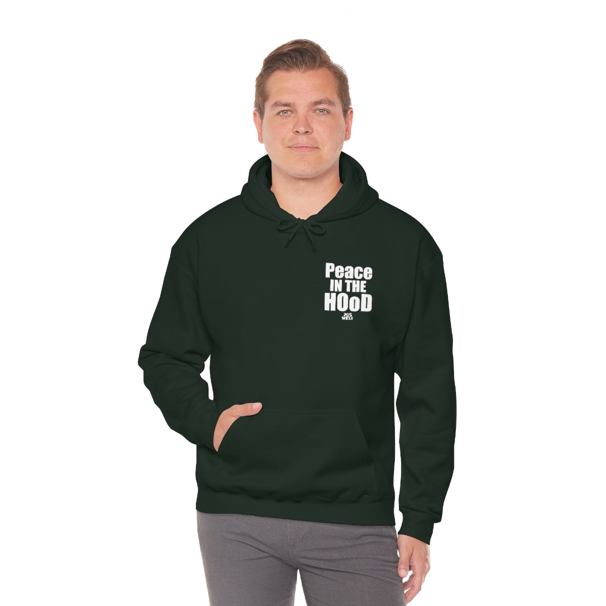 “Peace In The HOoD”  Heavy Blend™ Hooded Sweatshirt