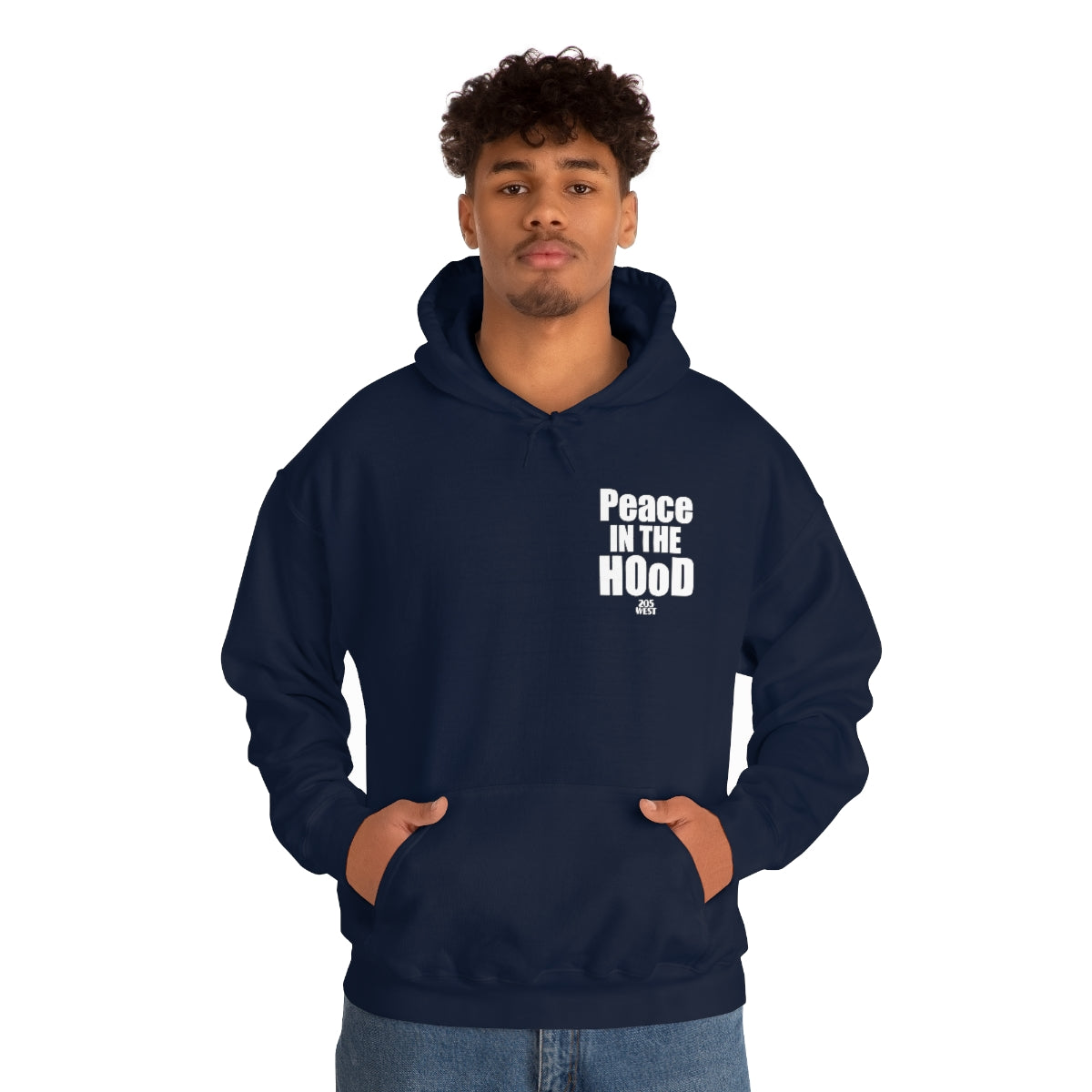 “Peace In The HOoD”  Heavy Blend™ Hooded Sweatshirt
