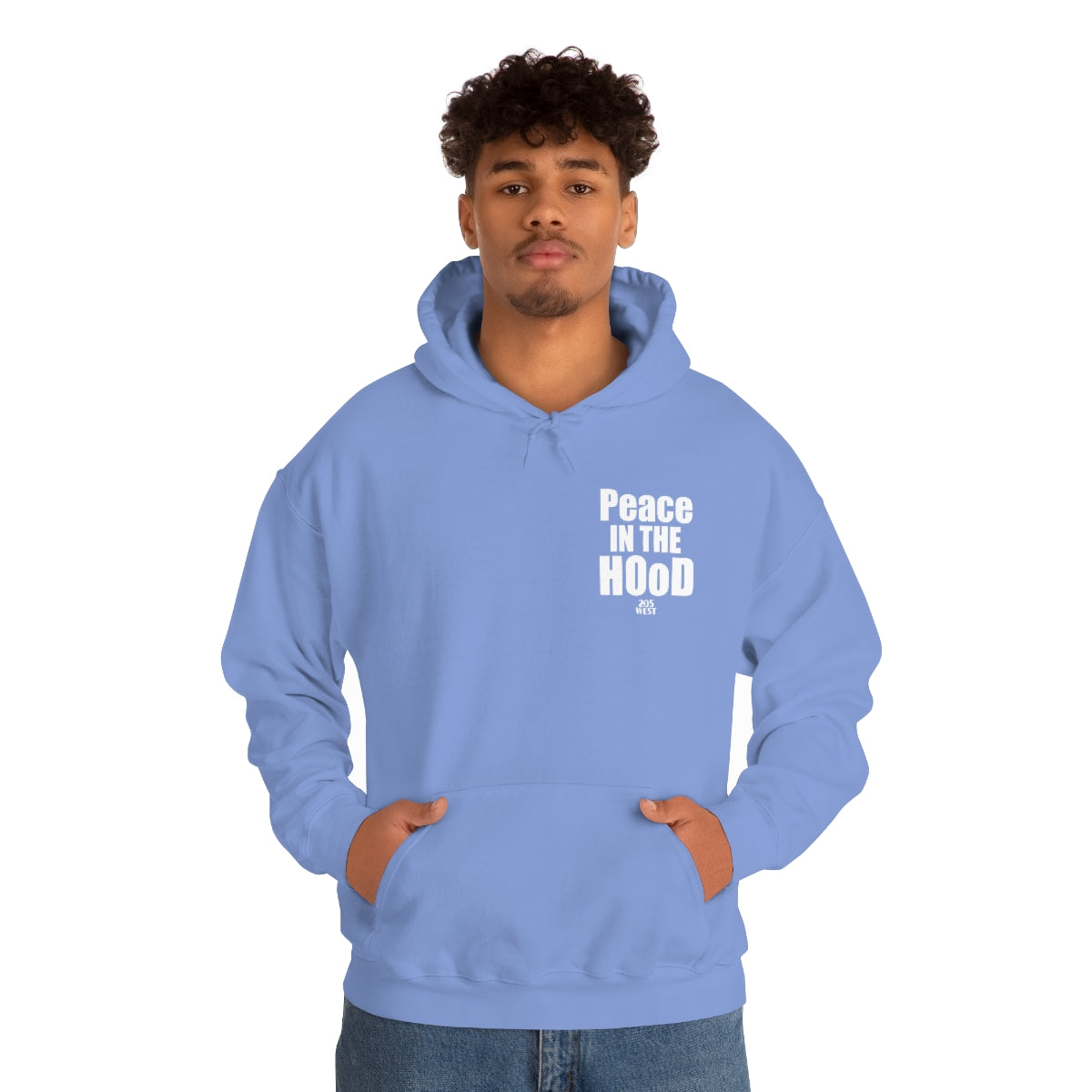 “Peace In The HOoD”  Heavy Blend™ Hooded Sweatshirt